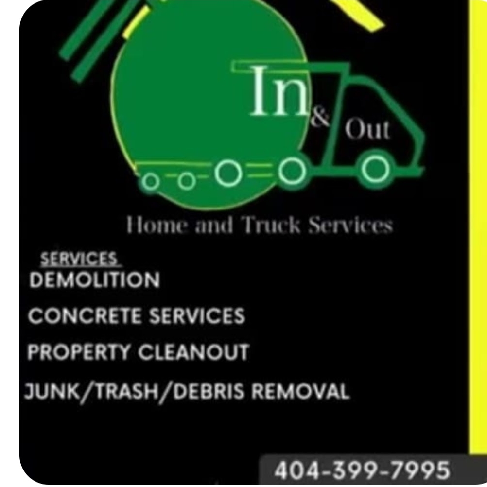 In and Out Home and Truck Services logo