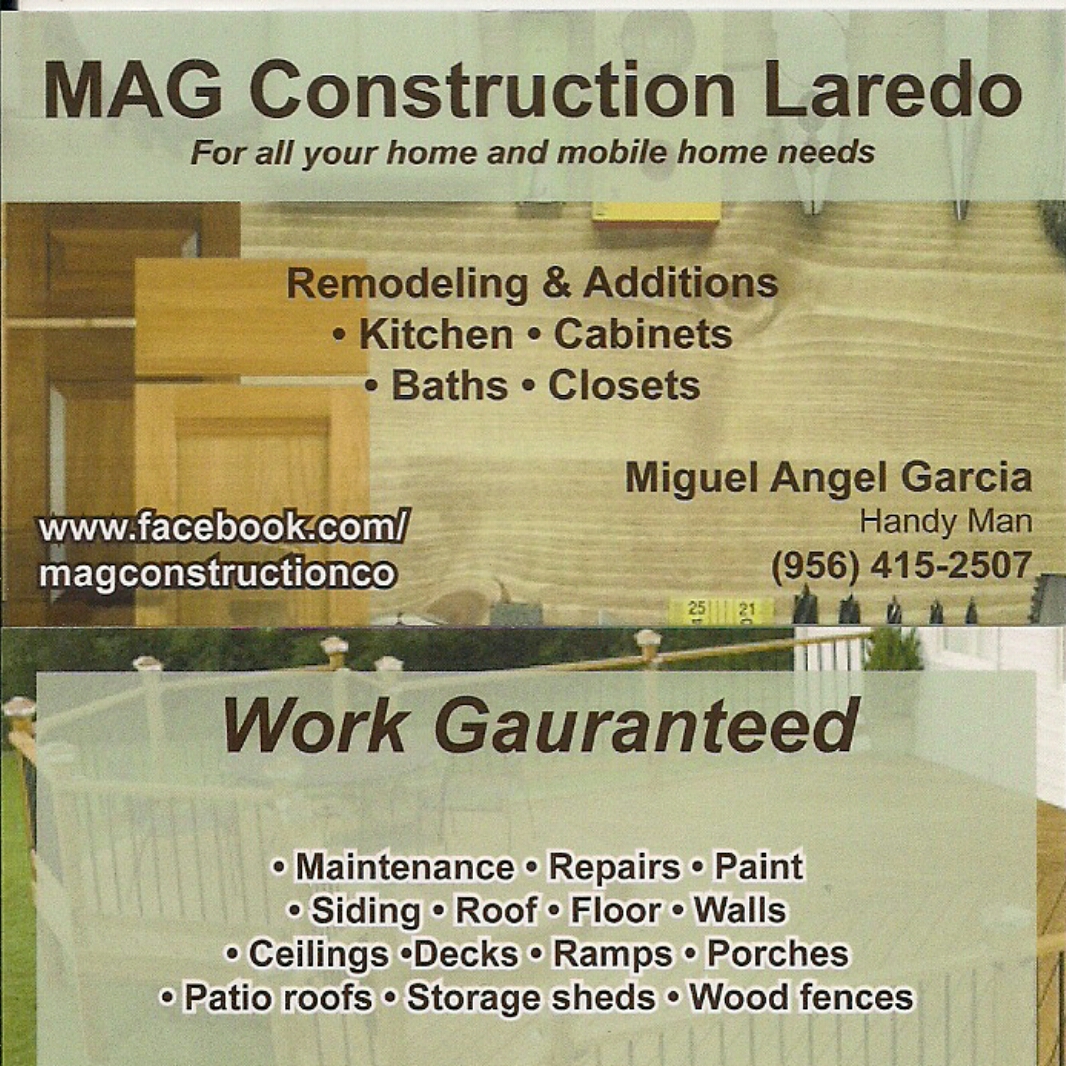 Logo for Mag Construction Laredo