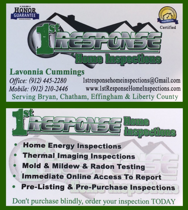 Logo for 1st Response Home Inspections