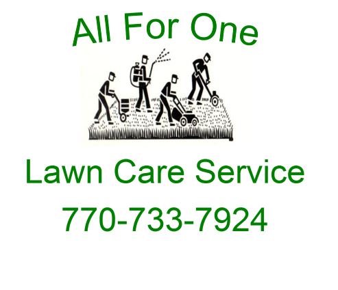 All for One Lawn Care Service logo