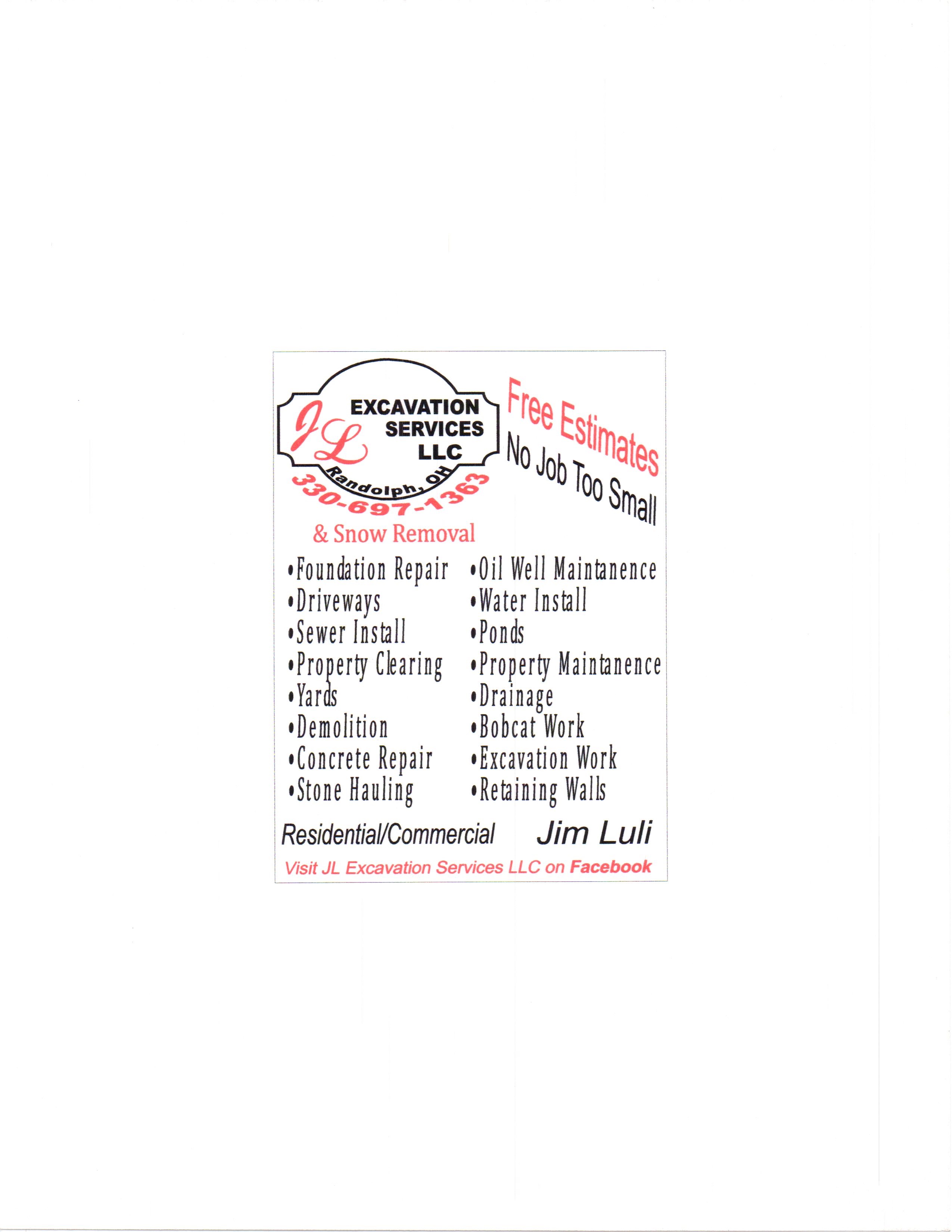 JL Excavation Services LLC logo