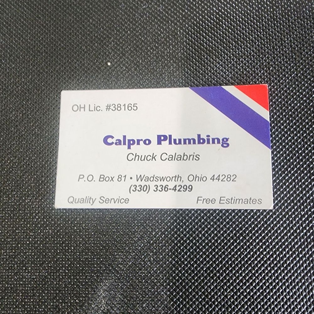 Logo for Calpro Plumbing & Drain
