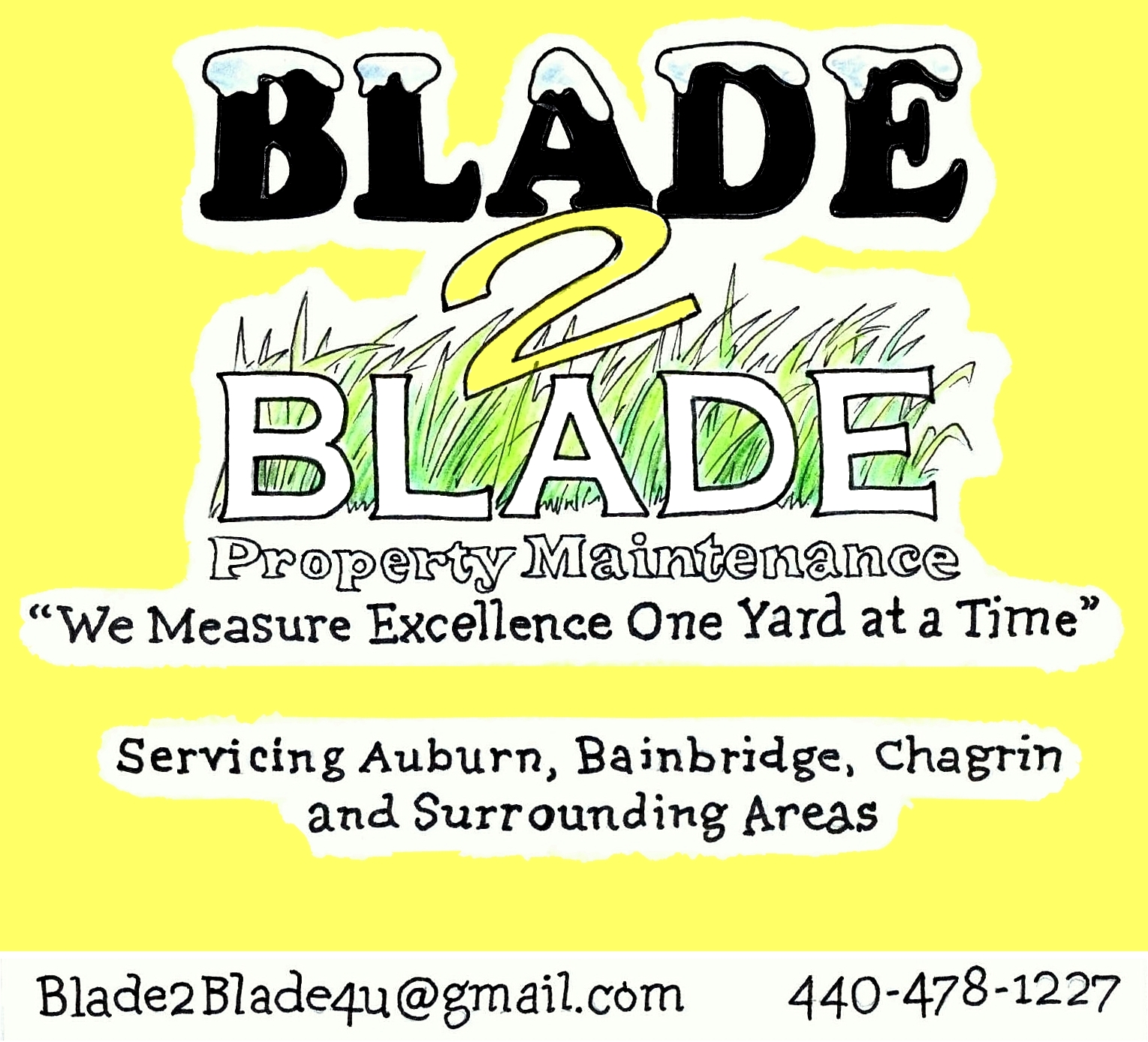 Blade 2 Blade property Maintenance logo