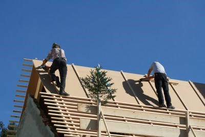 Clark's Straight Line Roofing & Gutters logo