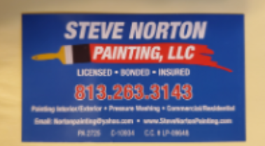 Logo for Steve Norton Painting, LLC