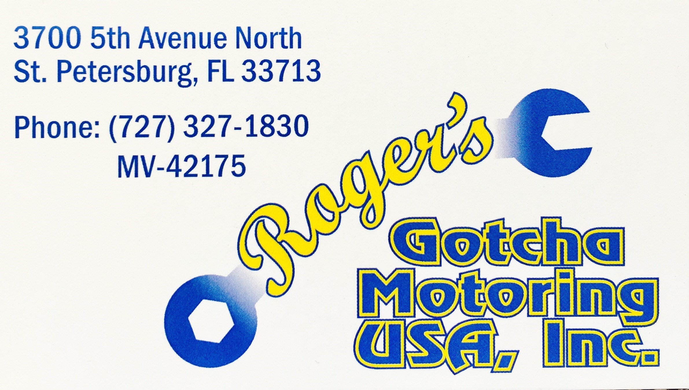 ROGERS GOTCHA MOTORING USA INC logo