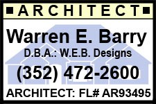Architect Warren E. Barry (DBA: W.E.B. Designs) logo