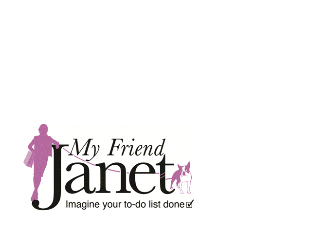 My Friend Janet, LLC Personal Assistant Service logo