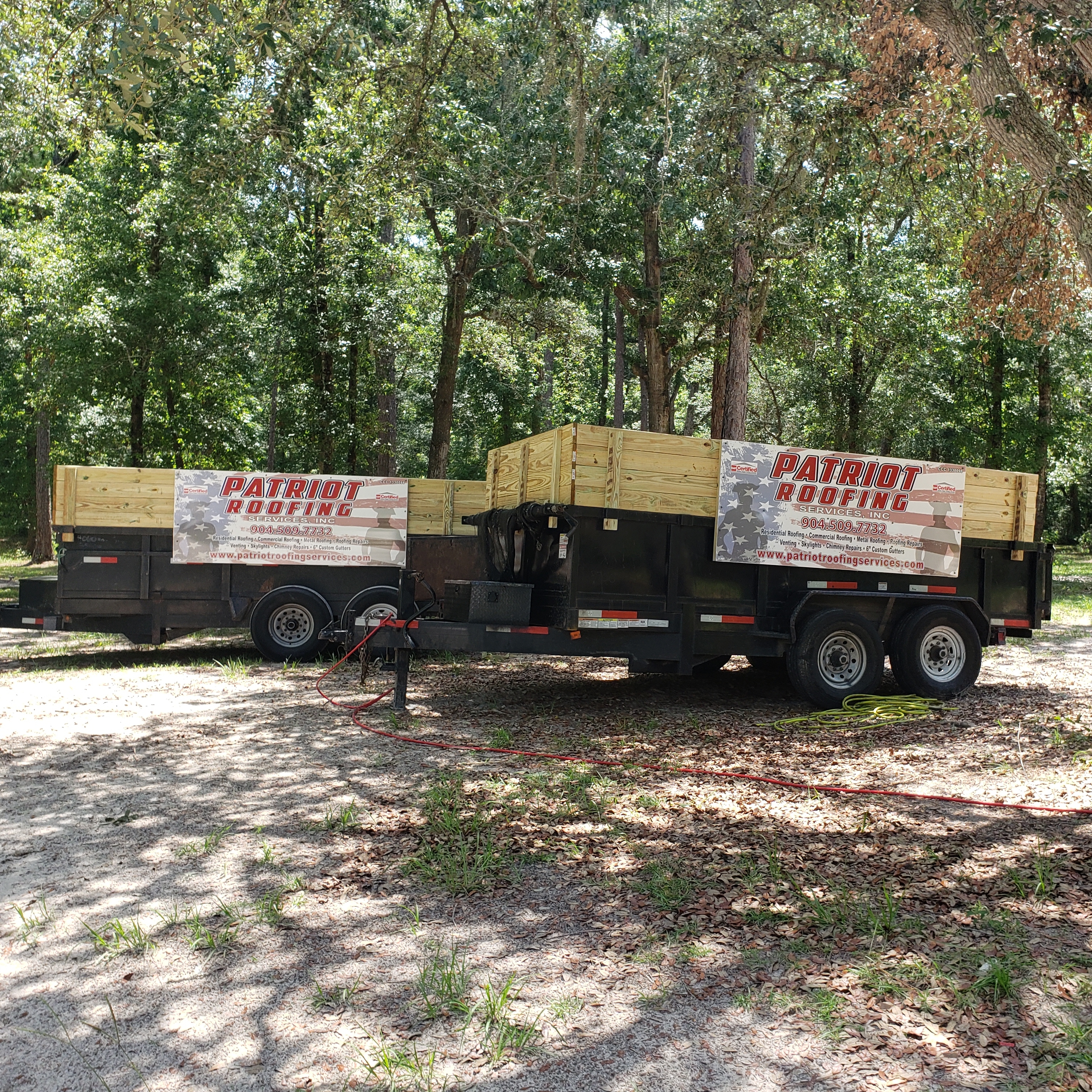 Logo for Patriot Roofing Services Inc
