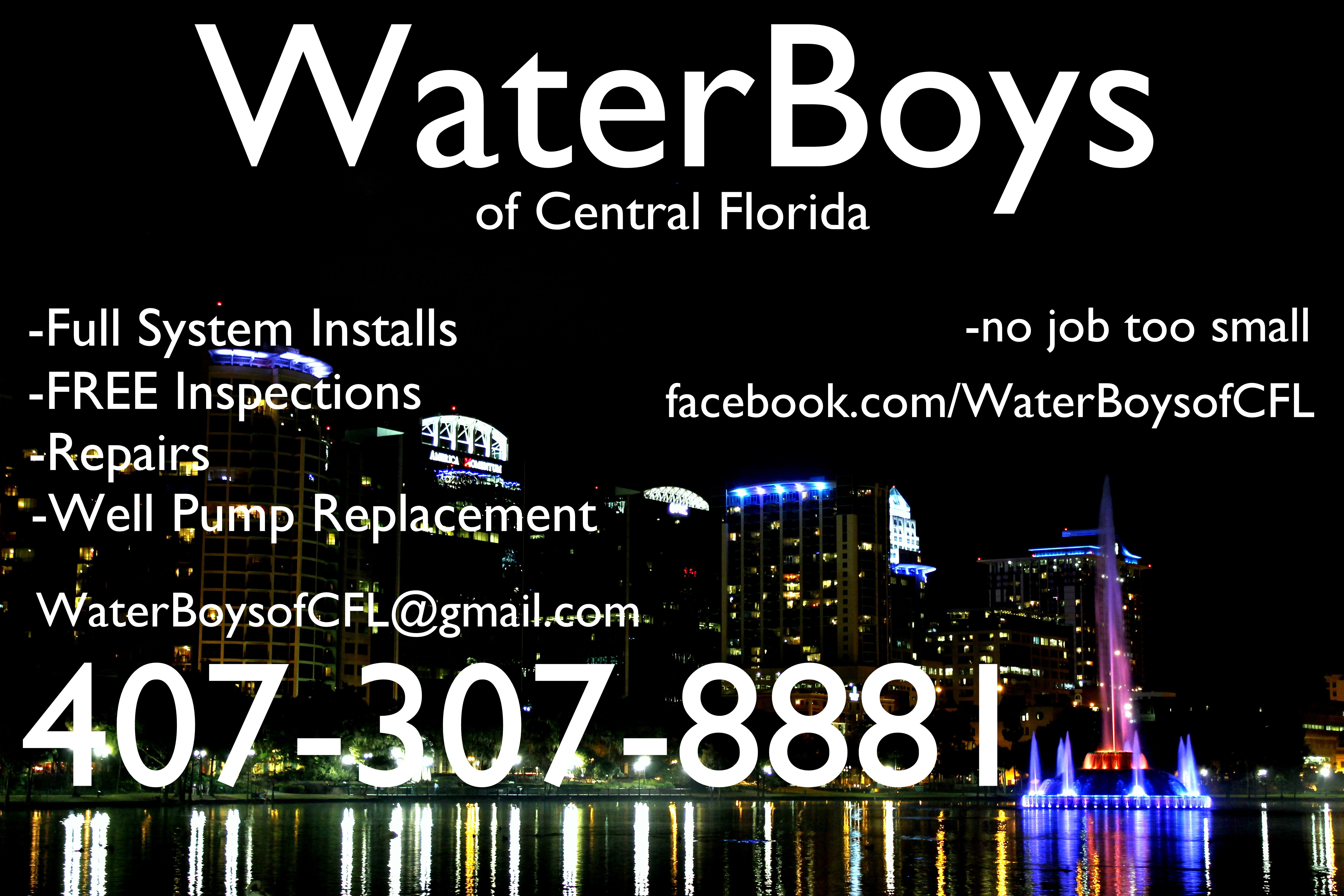 Logo for WaterBoys of Central Florida