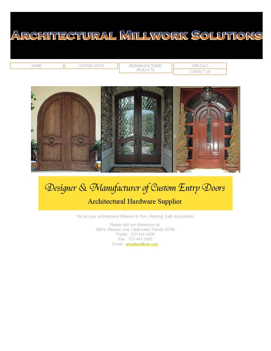 Architectural Millwork Solutions Inc. logo