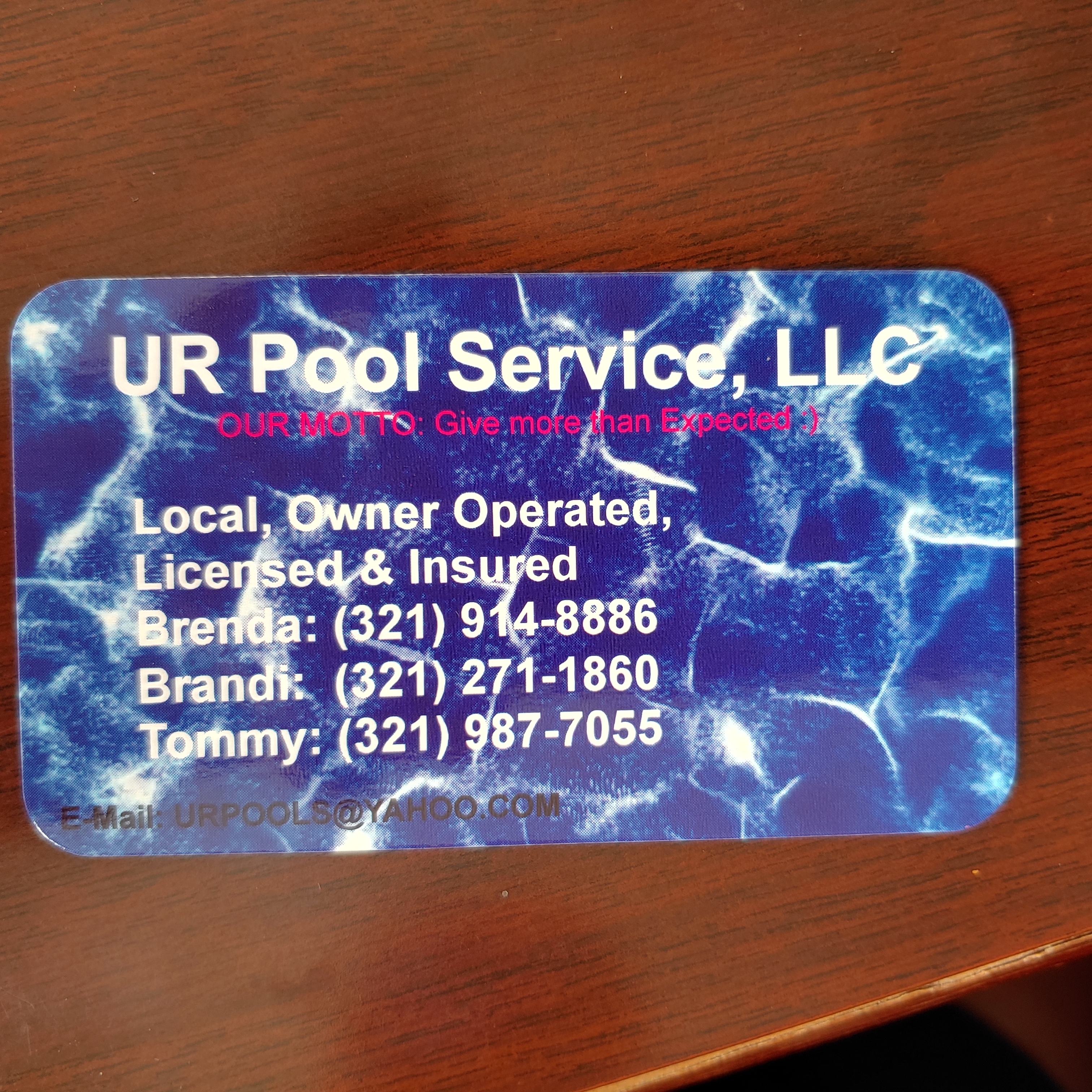 UR Pool Service logo