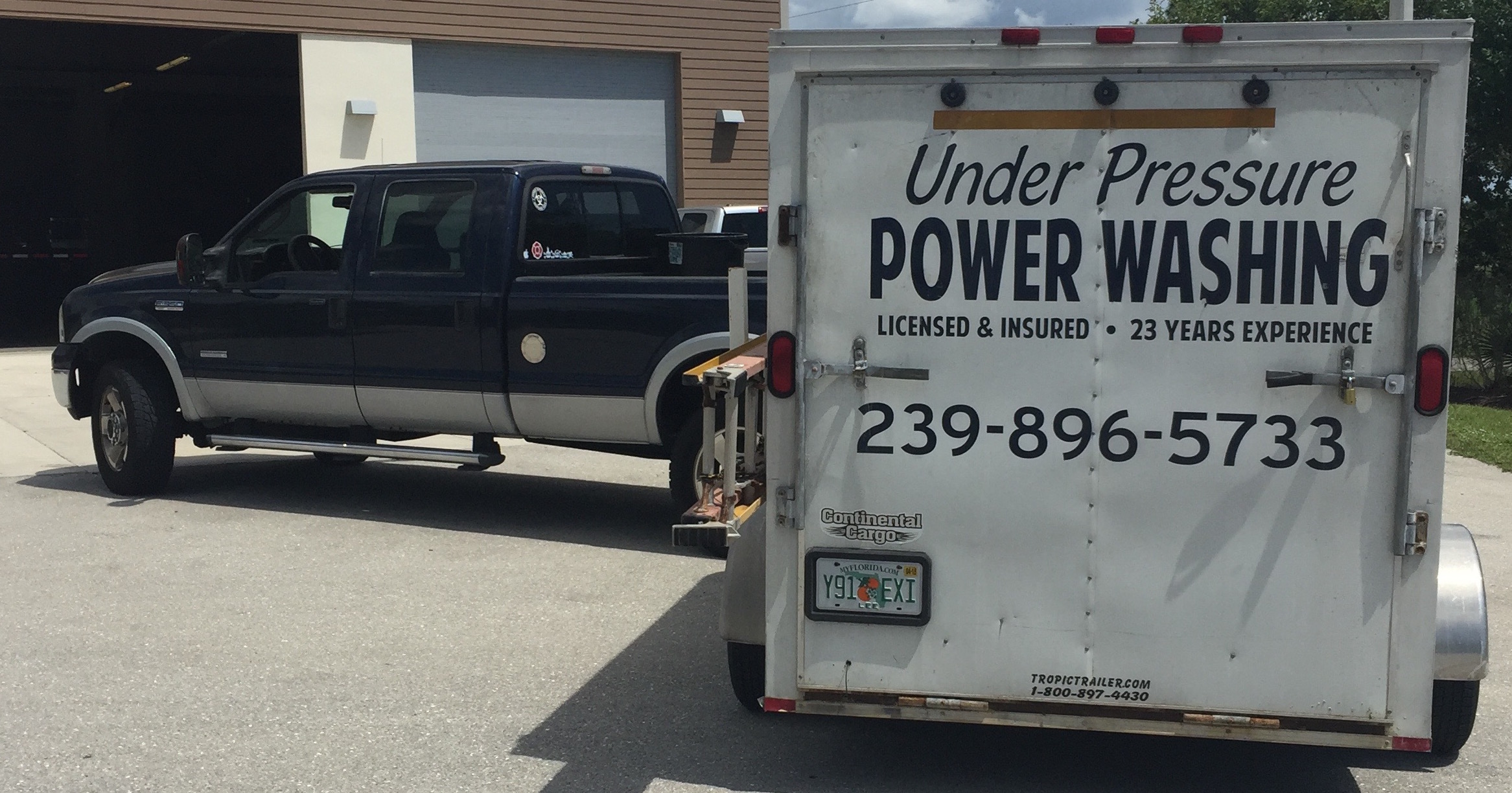 Under Pressure Power Washing logo