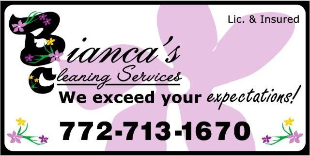 Logo for Biancas Cleaning Services