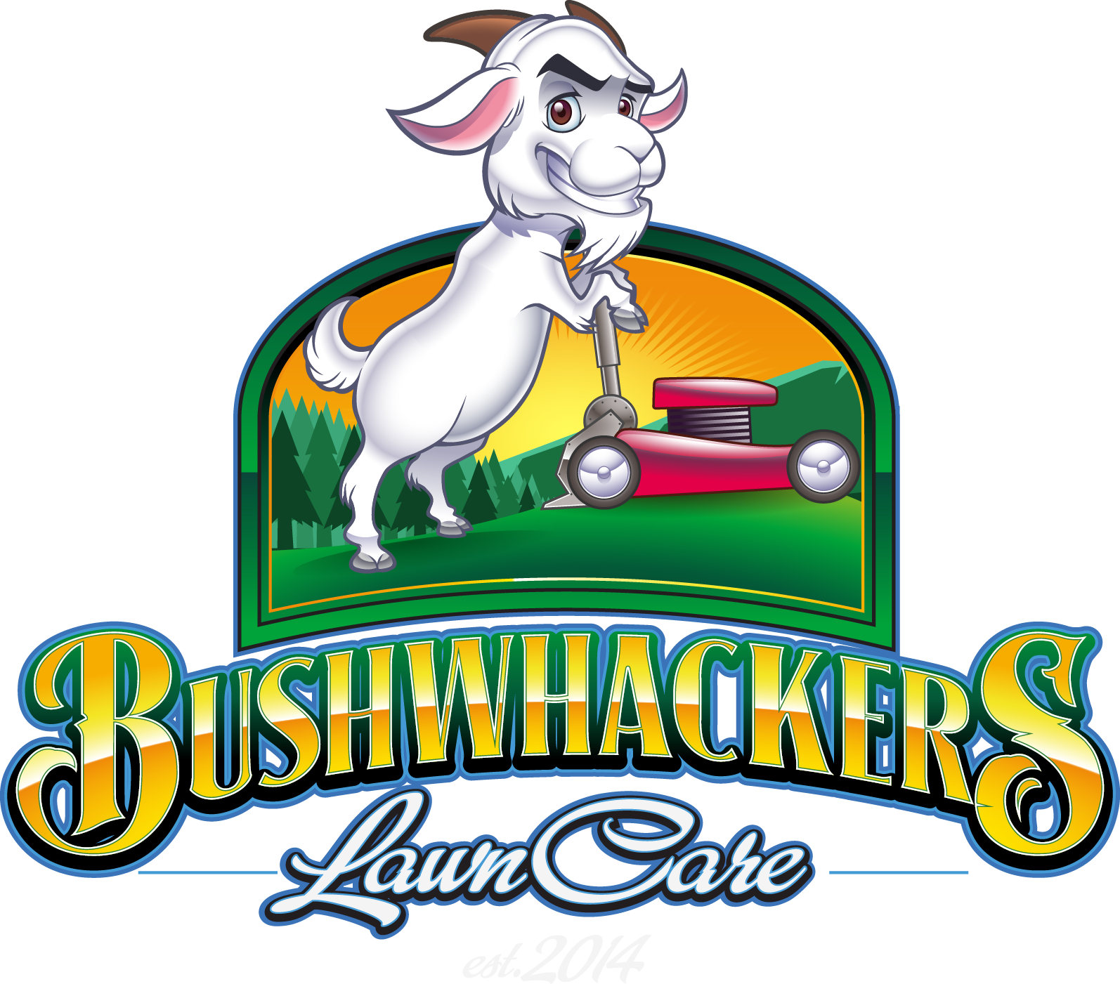 Logo for Bushwhackers Lawn Care