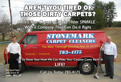 STONEMARK CARPET CLEANERS logo