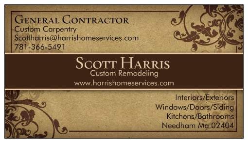 Scott Harris Custom Carpentry & General Contractor logo