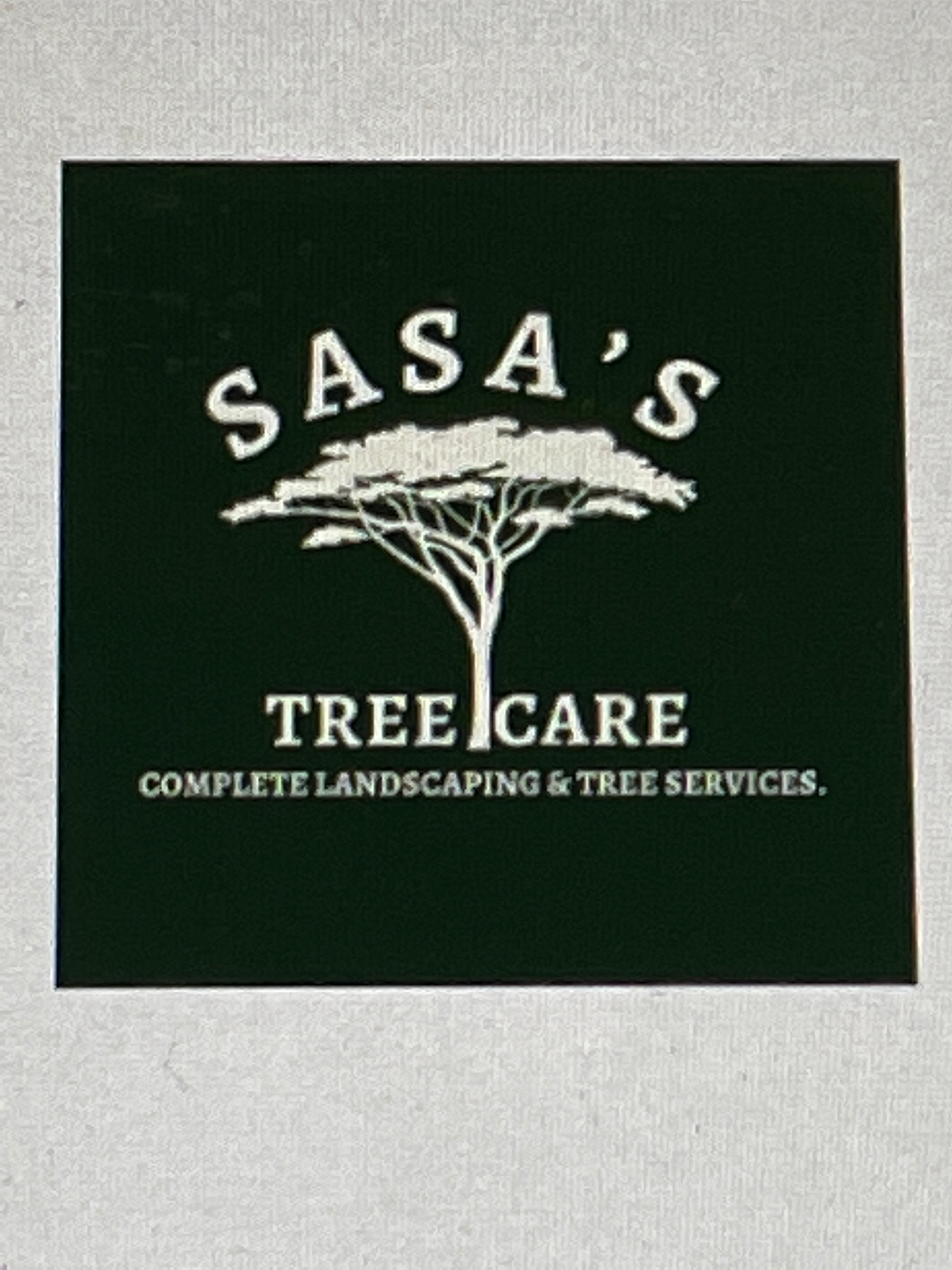 Sasa's Tree Care and Landscaping logo