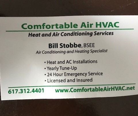 Logo for Comfortable Air HVAC Svcs