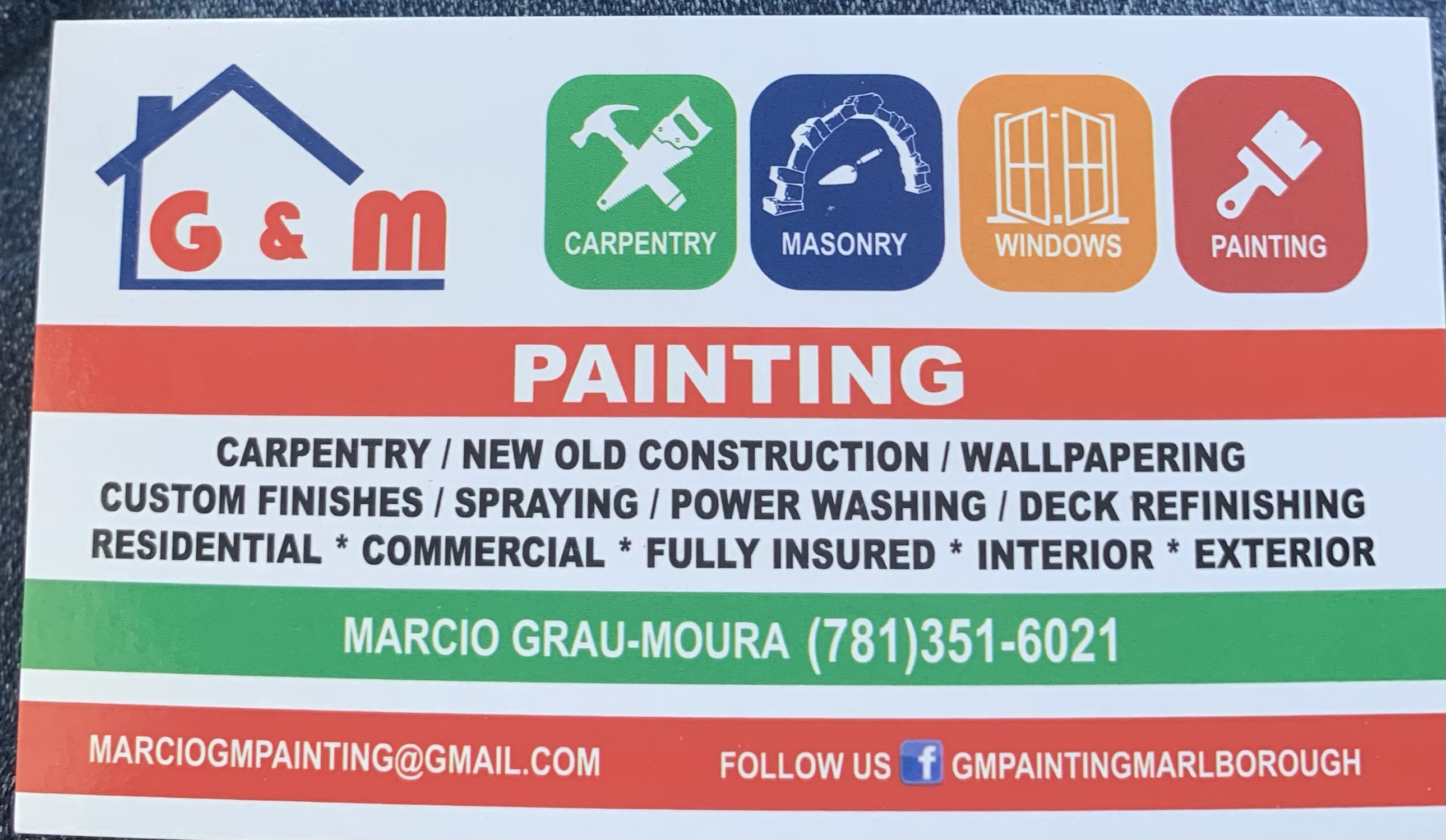 Logo for G&M Painting Contractor