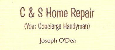 C & S Home Repair logo
