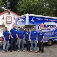 KAPPUS PUMPS & PLUMBING THE PUMP MAN logo