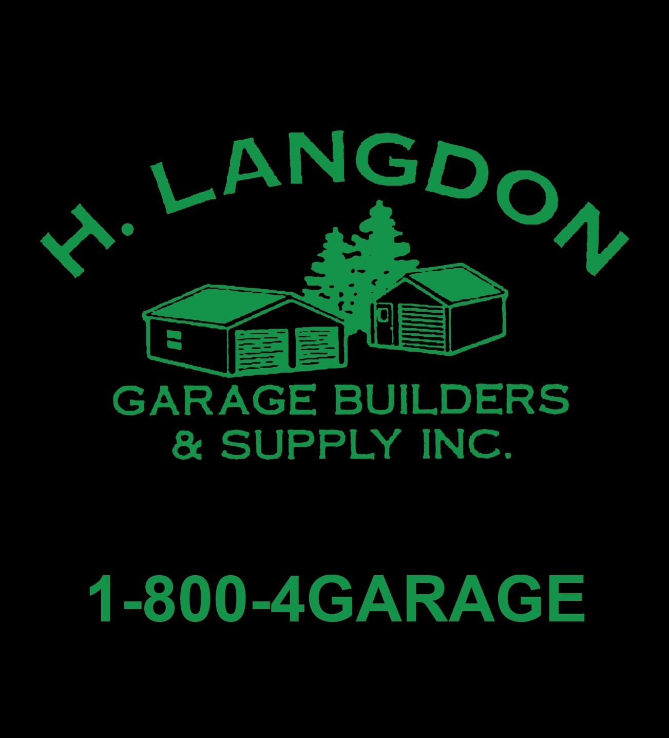 H LANGDON GARAGE BUILDERS logo