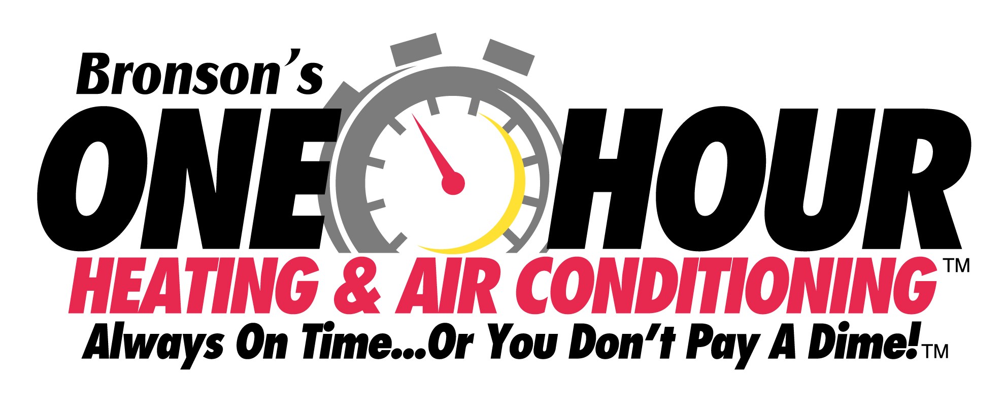 Bronson's One Hour Heating & Air logo