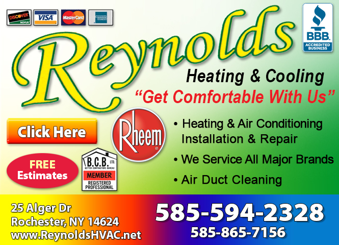 Logo for Reynolds Heating & Cooling, Inc