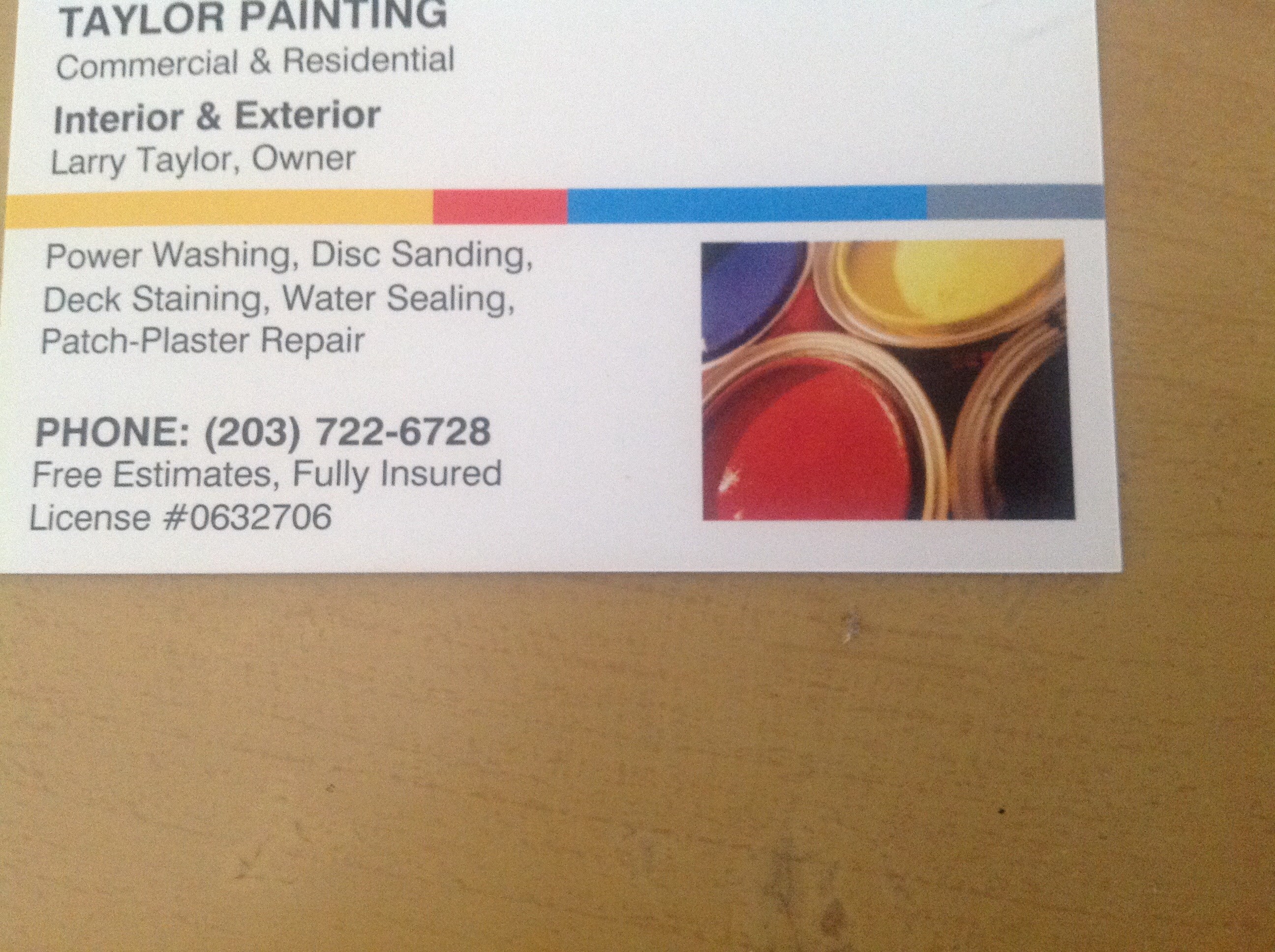 Logo for Taylor Painting