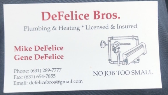 DEFELICE BROS. PLG & HT CORP. logo
