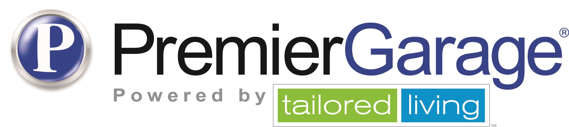 Logo for Tailored Living featuring PremierGarage
