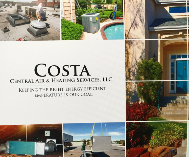 Logo for Costa Central Air and Heating