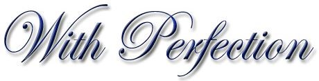 With Perfection Professional Tile Installations & logo