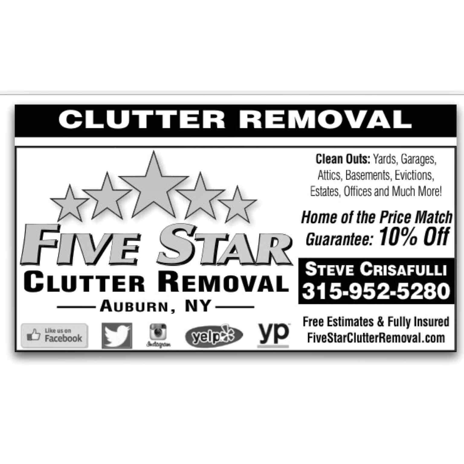 Logo for Five Star Clutter Removal