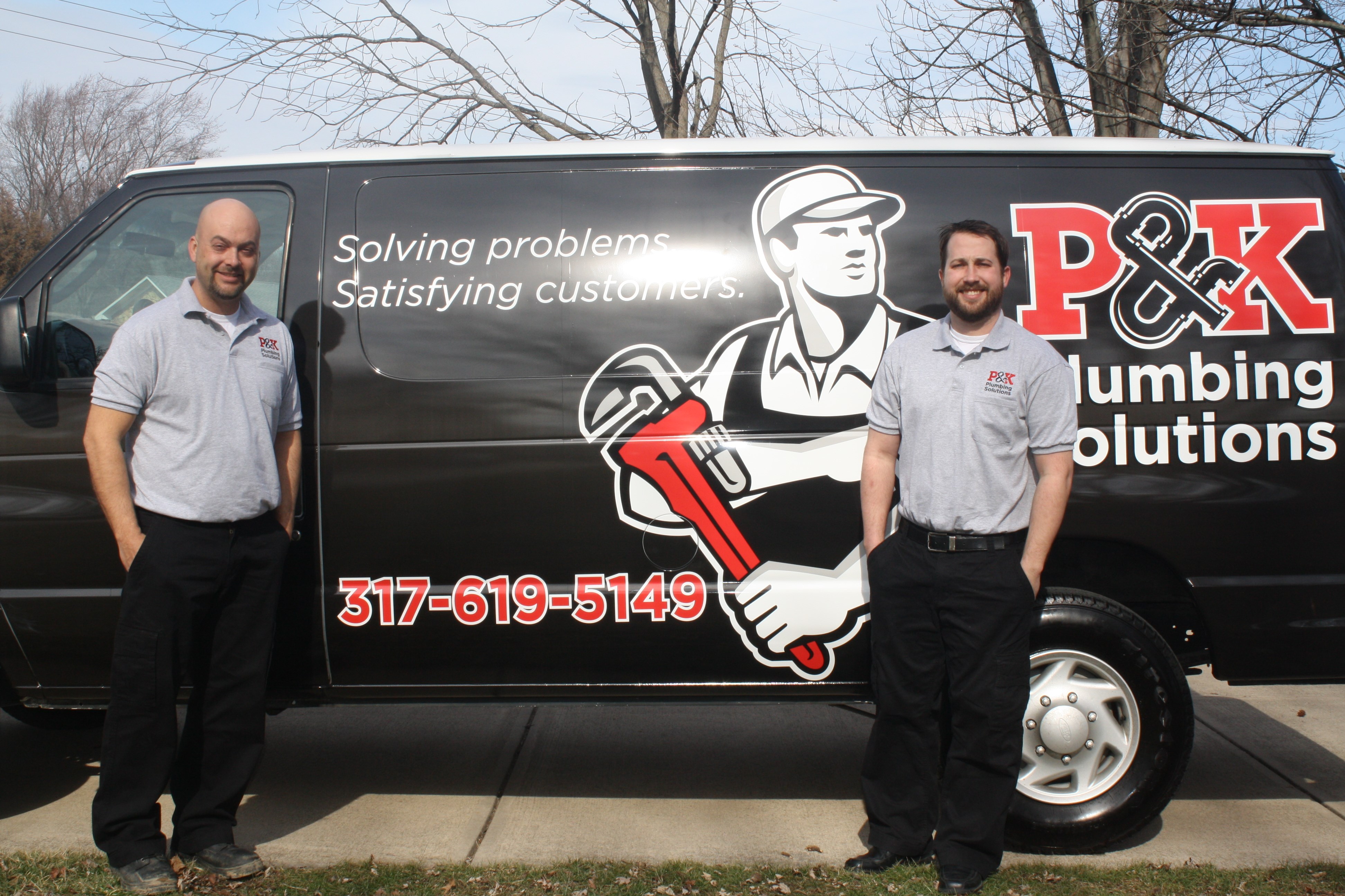 Logo for P&K Plumbing Solutions LLC