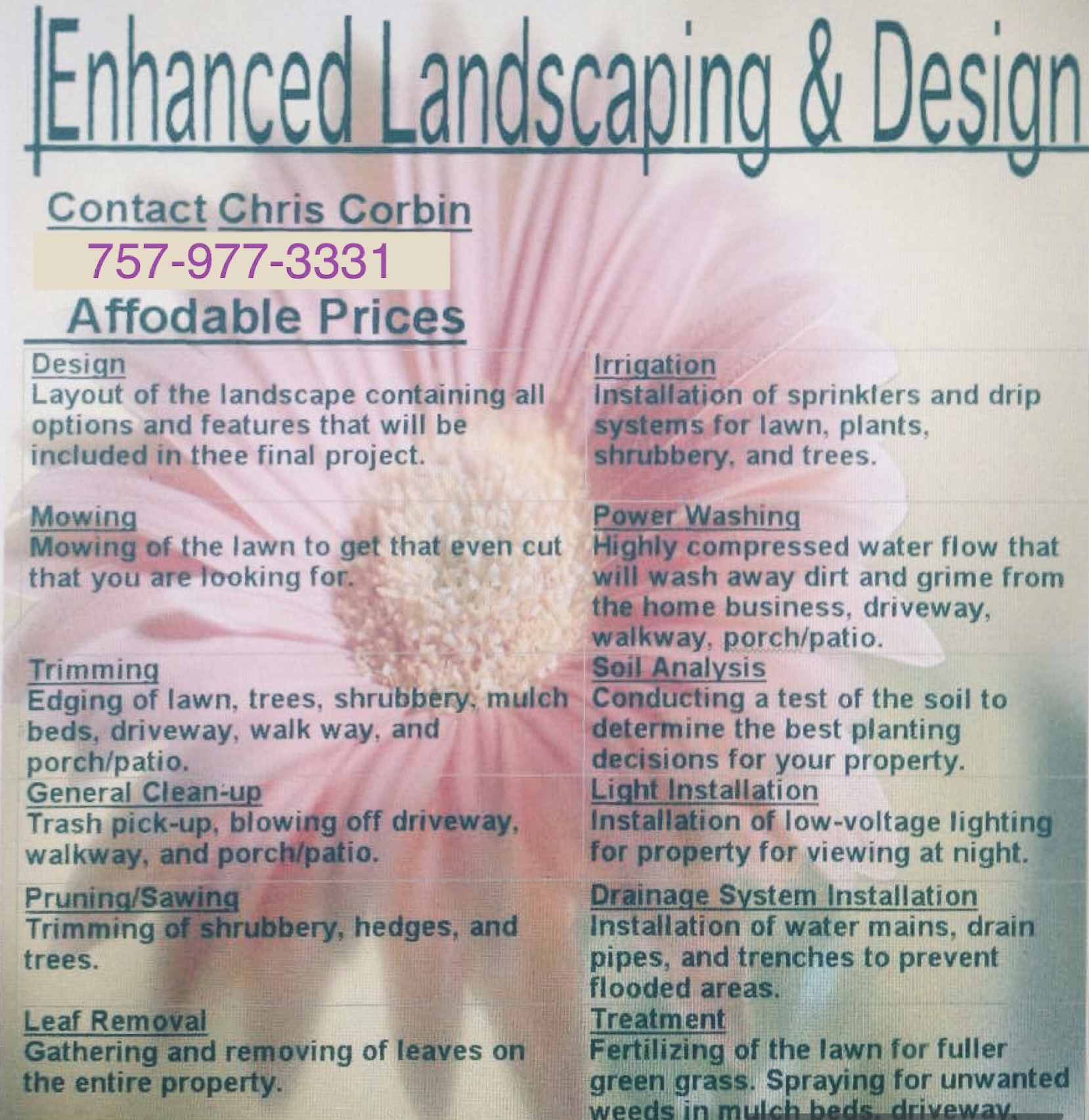 Avatar for Enhanced Landscaping & Design