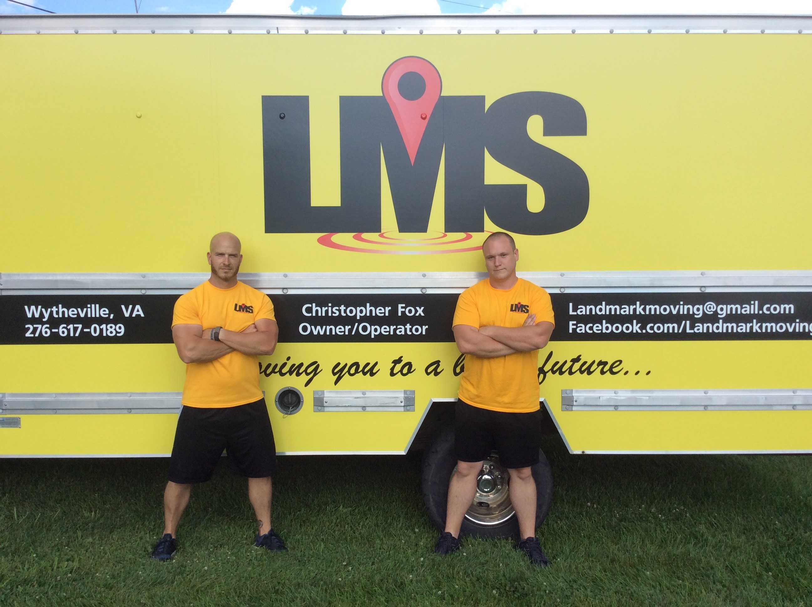 Logo for Landmark Moving Services
