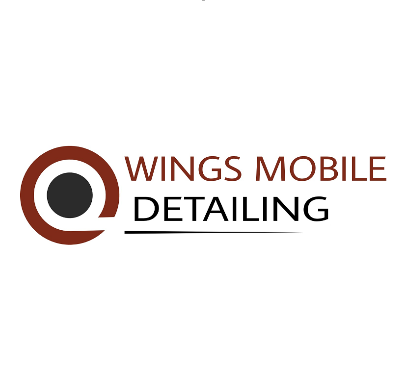 Wings Mobile Car wash logo