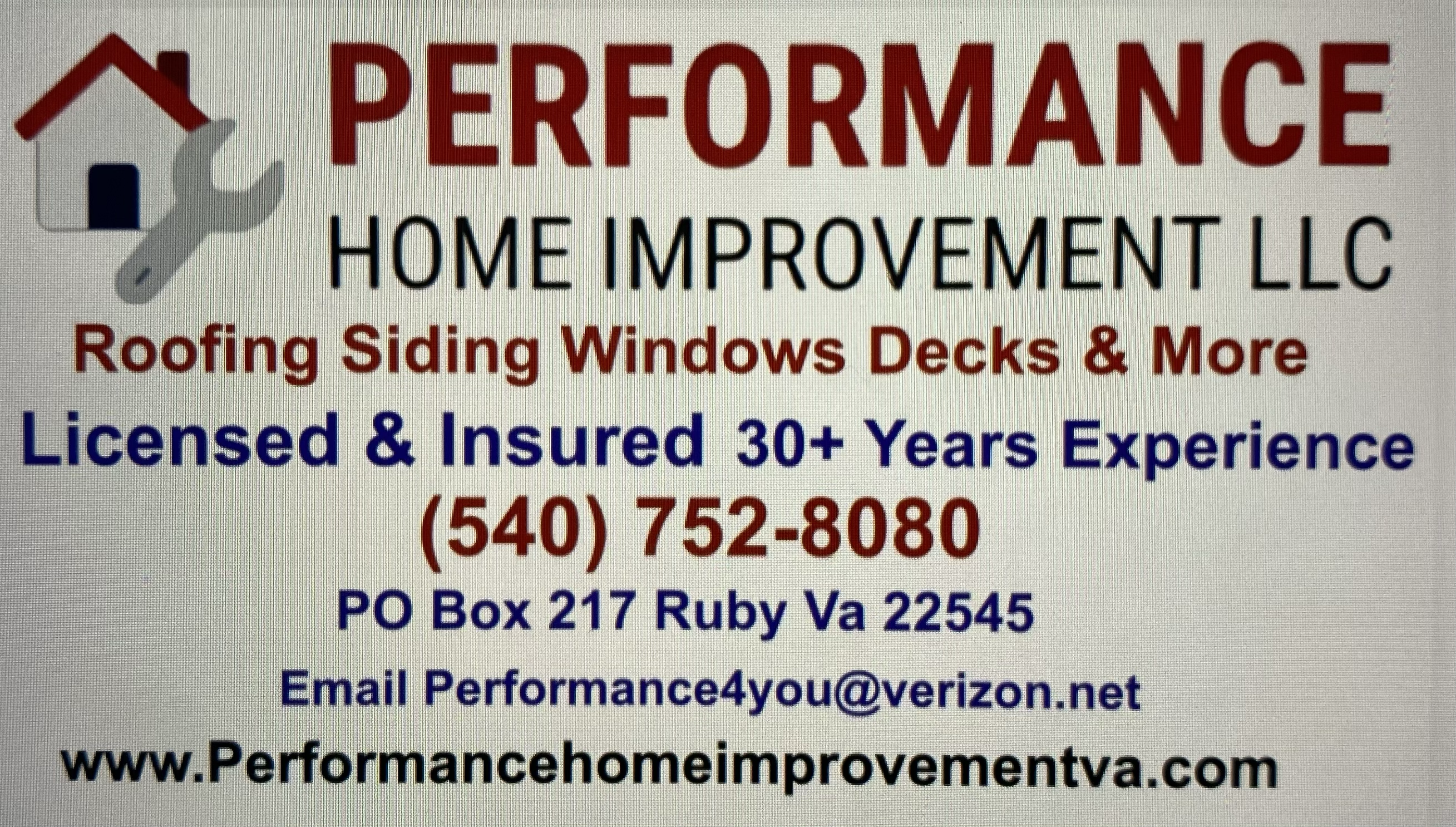 Performance Home Improvement logo