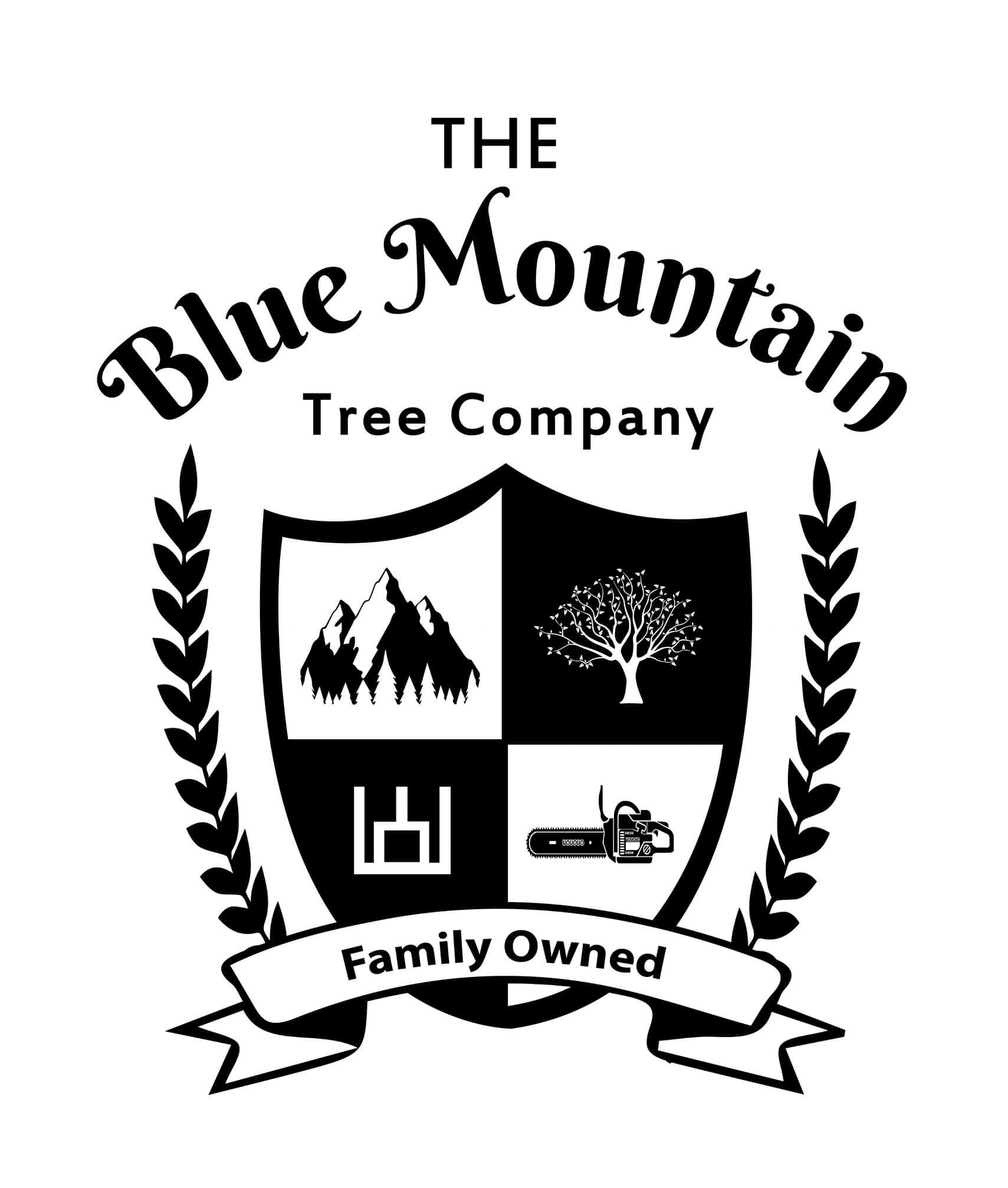 BLUE MOUNTAIN TREE COMPANY logo
