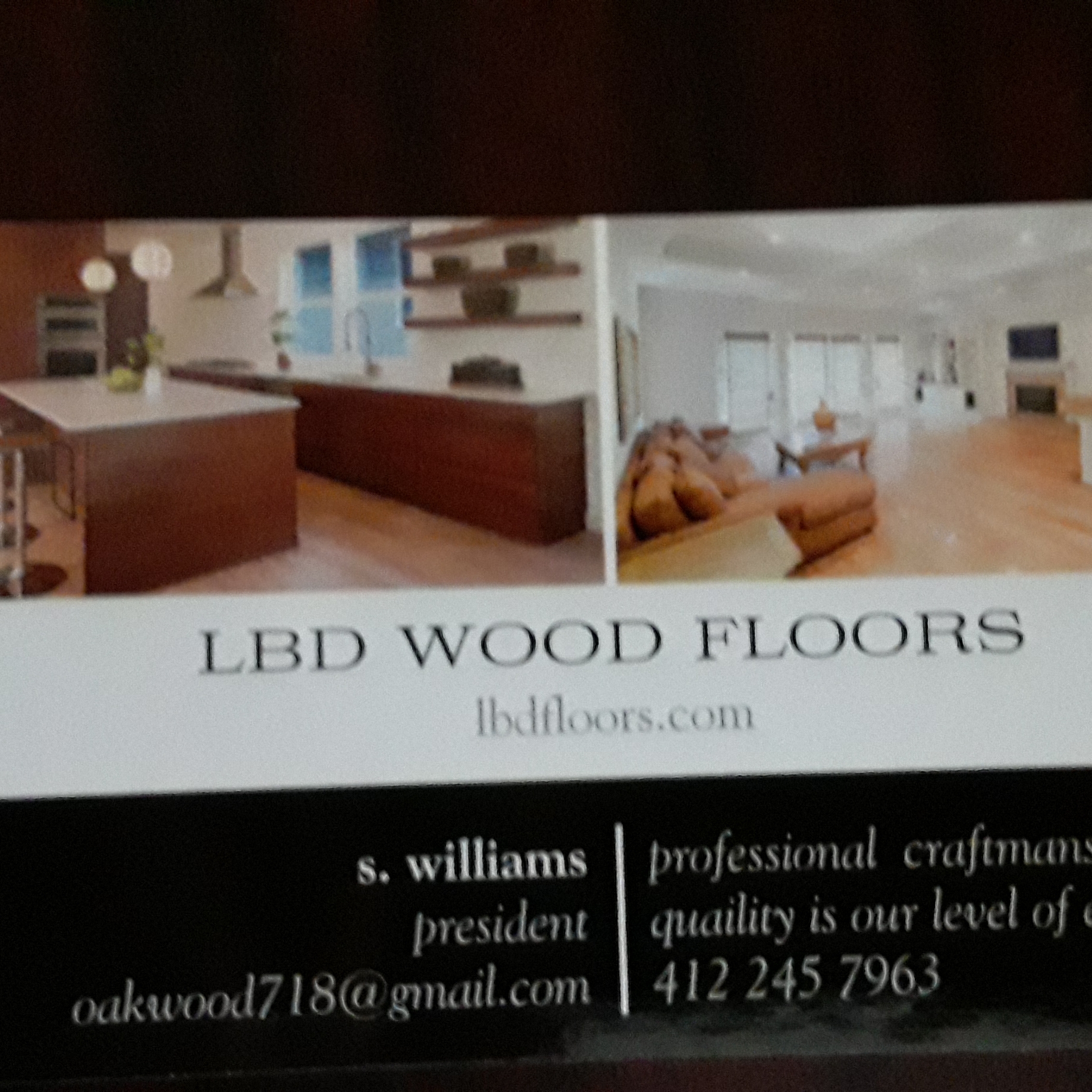 LBD Woodfloors Specialist logo