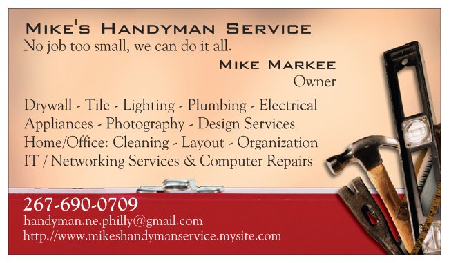 Mike's Handyman Service logo