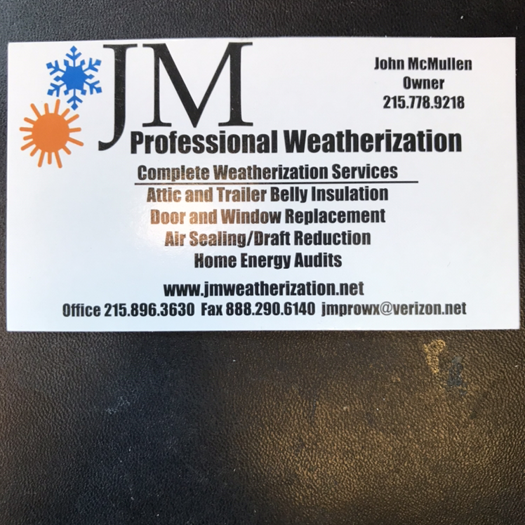 J.M Professional Weatherization Inc. logo