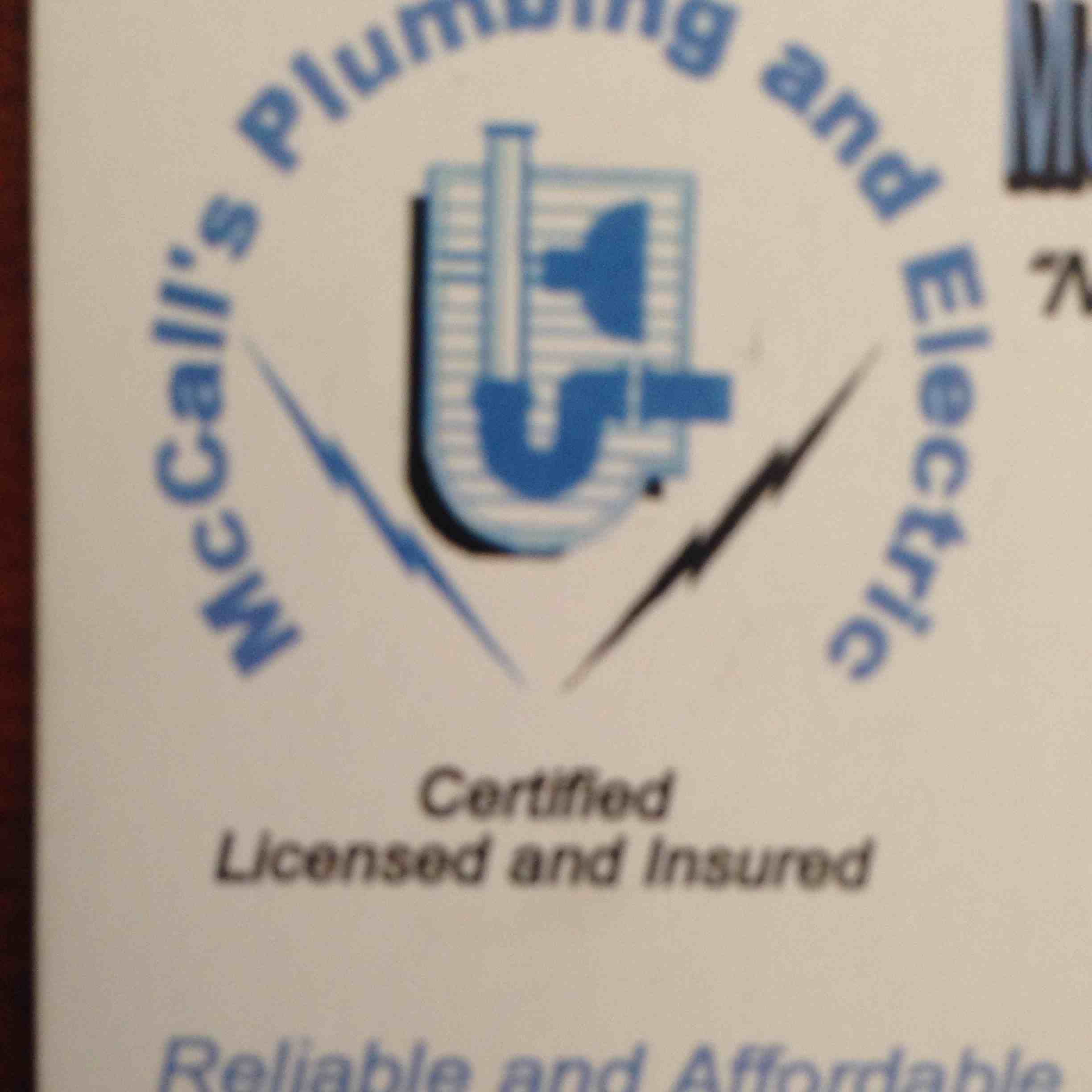 Logo for T Mccalls Electric and Plumbing