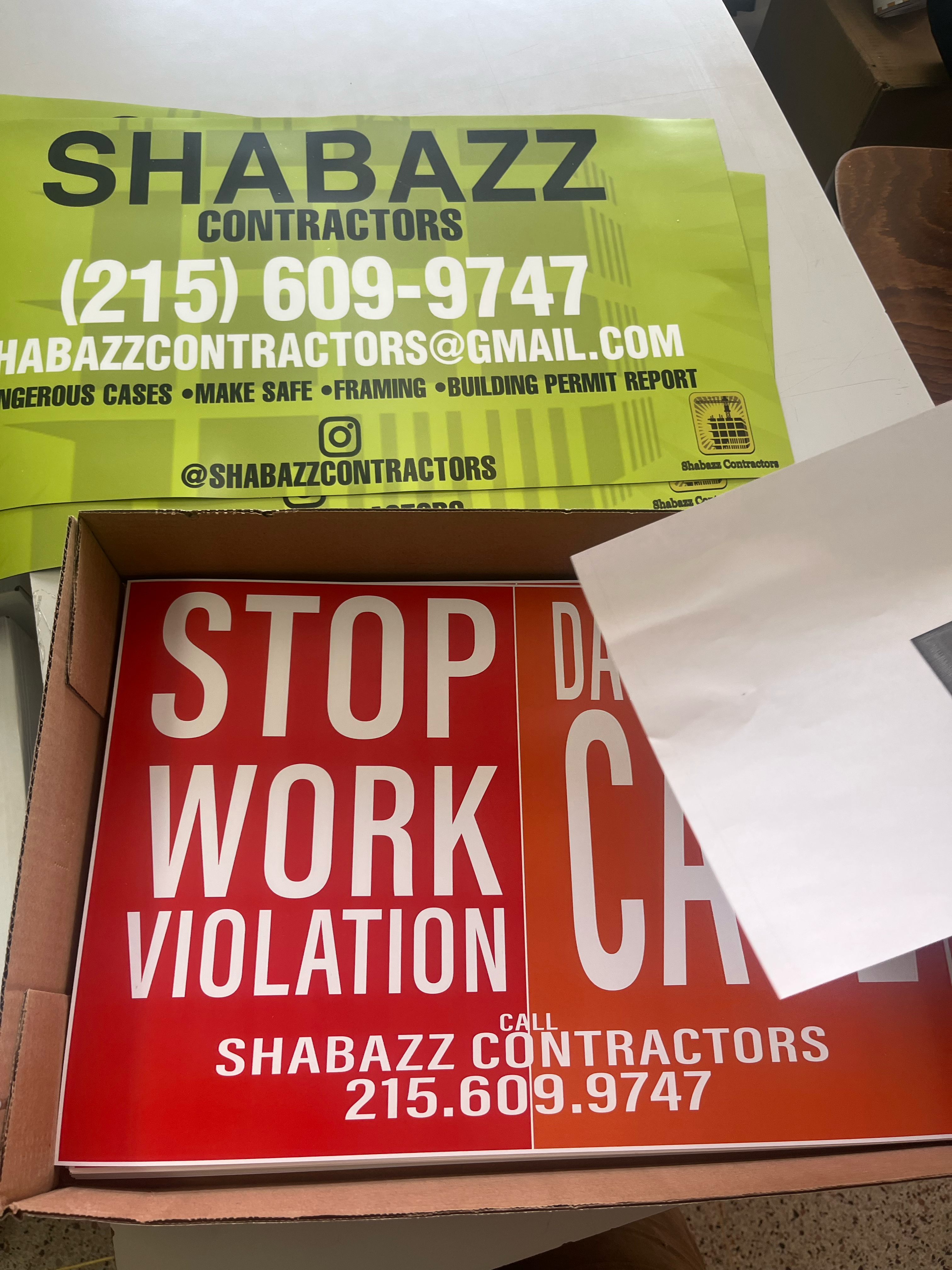 Shabazz Contractors logo