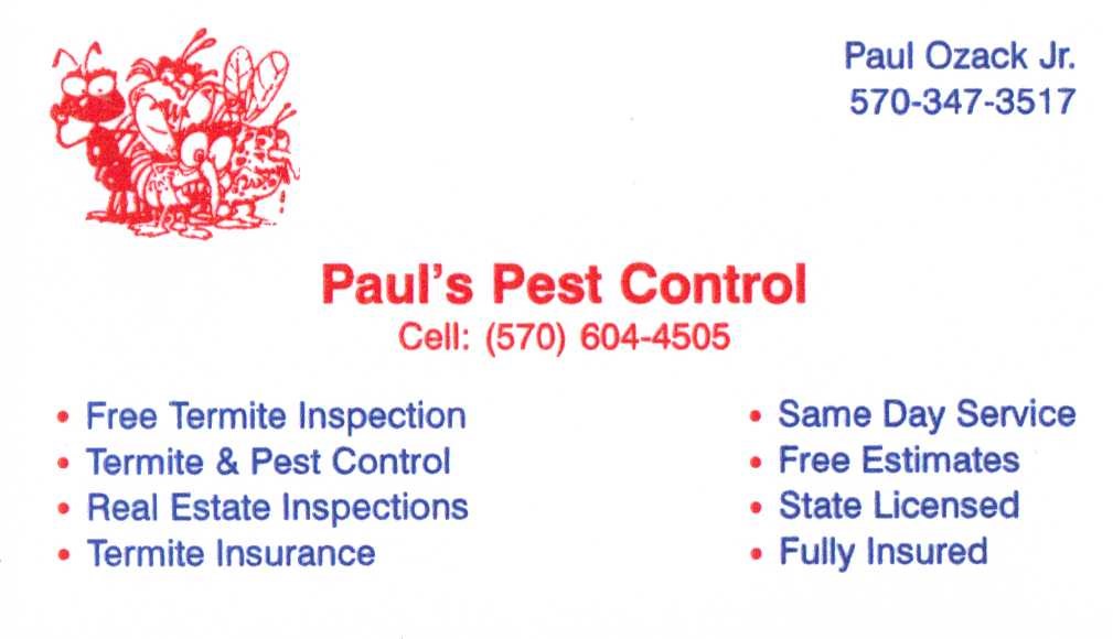 Paul's Pest Control logo