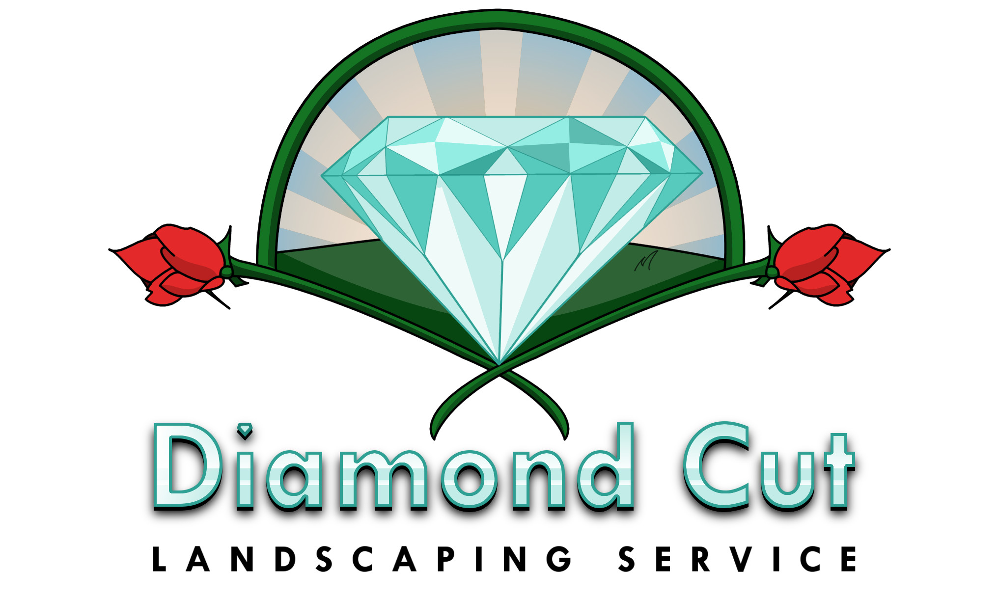 Diamond Cut Landscaping Service logo