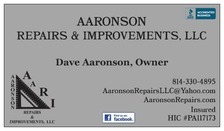 Avatar for Aaronson Repairs & Improvements