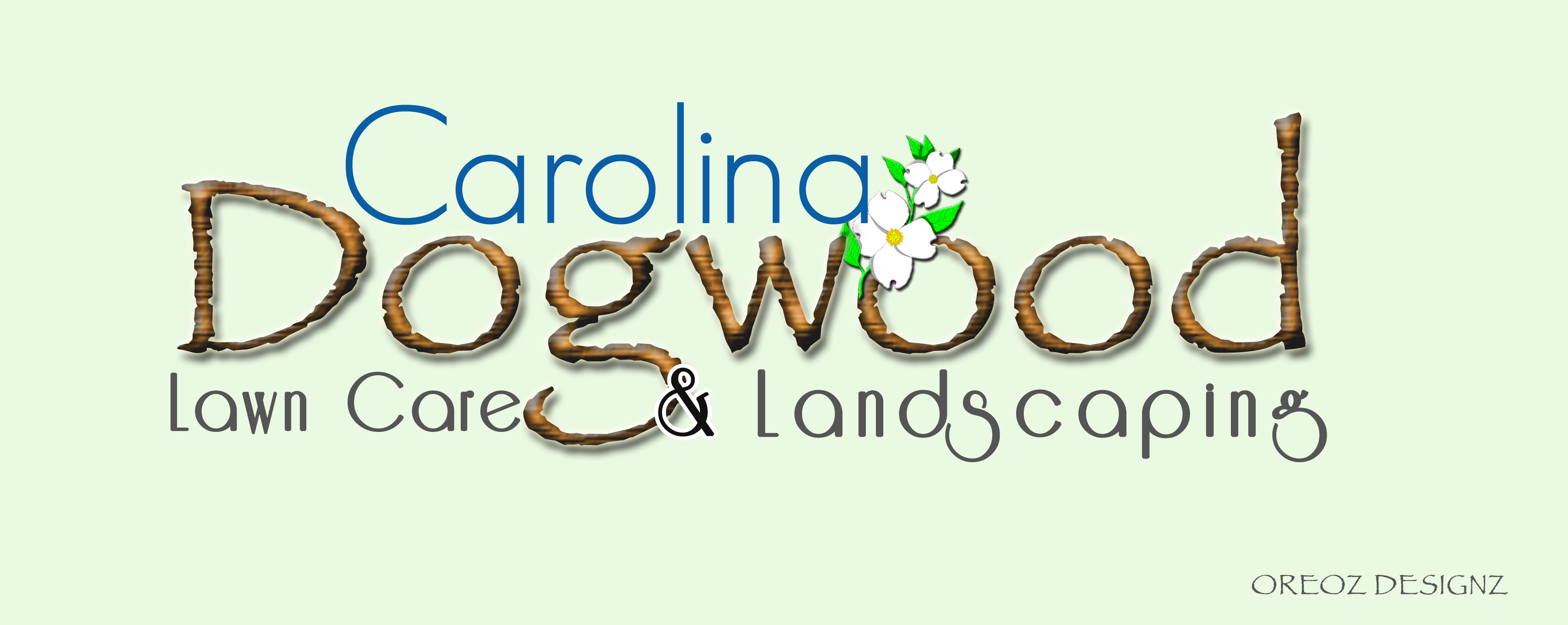 Carolina dogwood lawn care and landscaping logo
